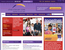 Tablet Screenshot of chaicancercare.org